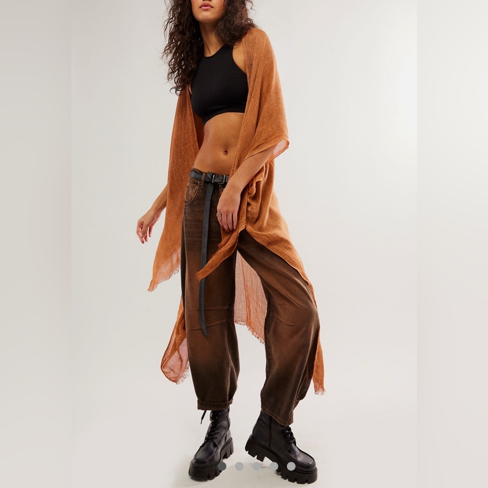 Free People Day Dream Washed Duster - Picture 9 of 10